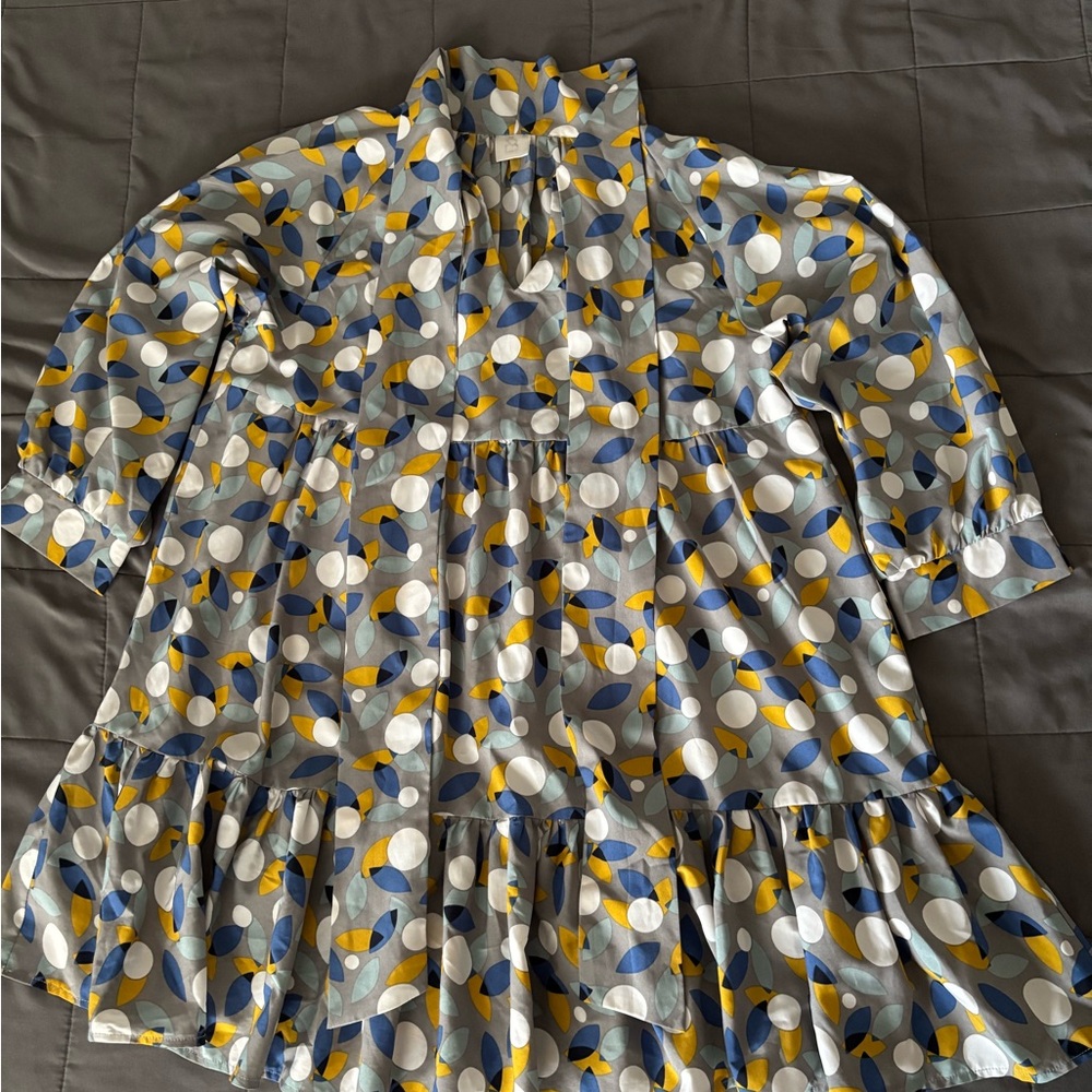 Colorful Patterned Dress L - Picture 3 of 4